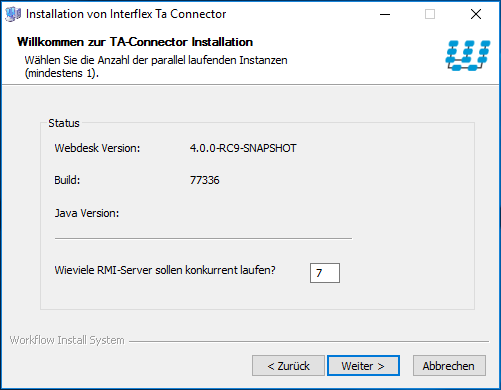 Installation TA Con 3 Installation TA Con 3